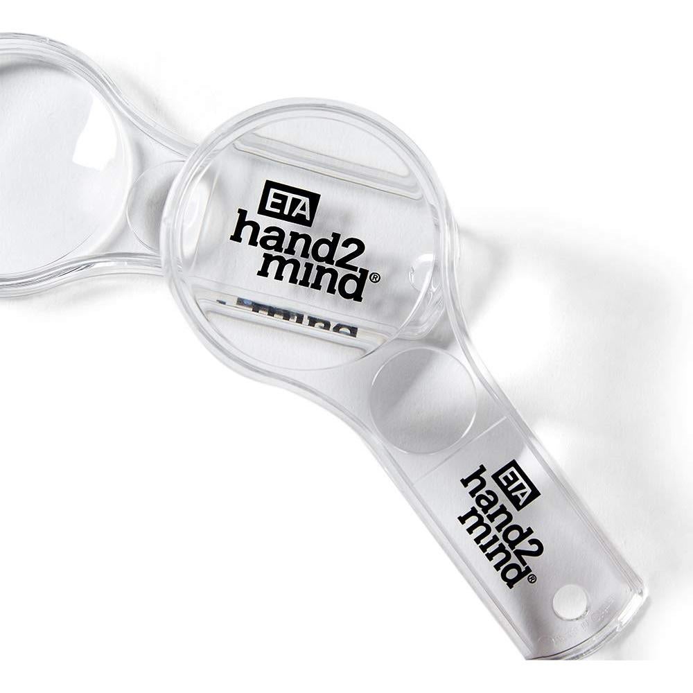 Lupas de mano Hand2Mind, 10 unidades, 3X y 6X, plástico
