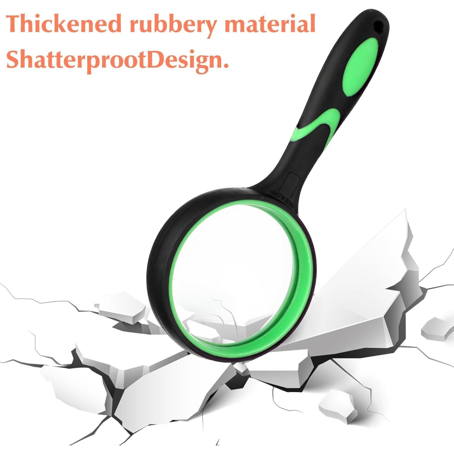 8 Lupas de Mano DIVINA VITAE 10X 50mm para Lectura