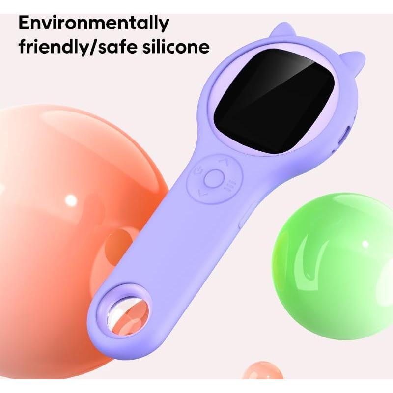 Lupa para Niños Ashfly 2" HD 200x con Luz LED Morado