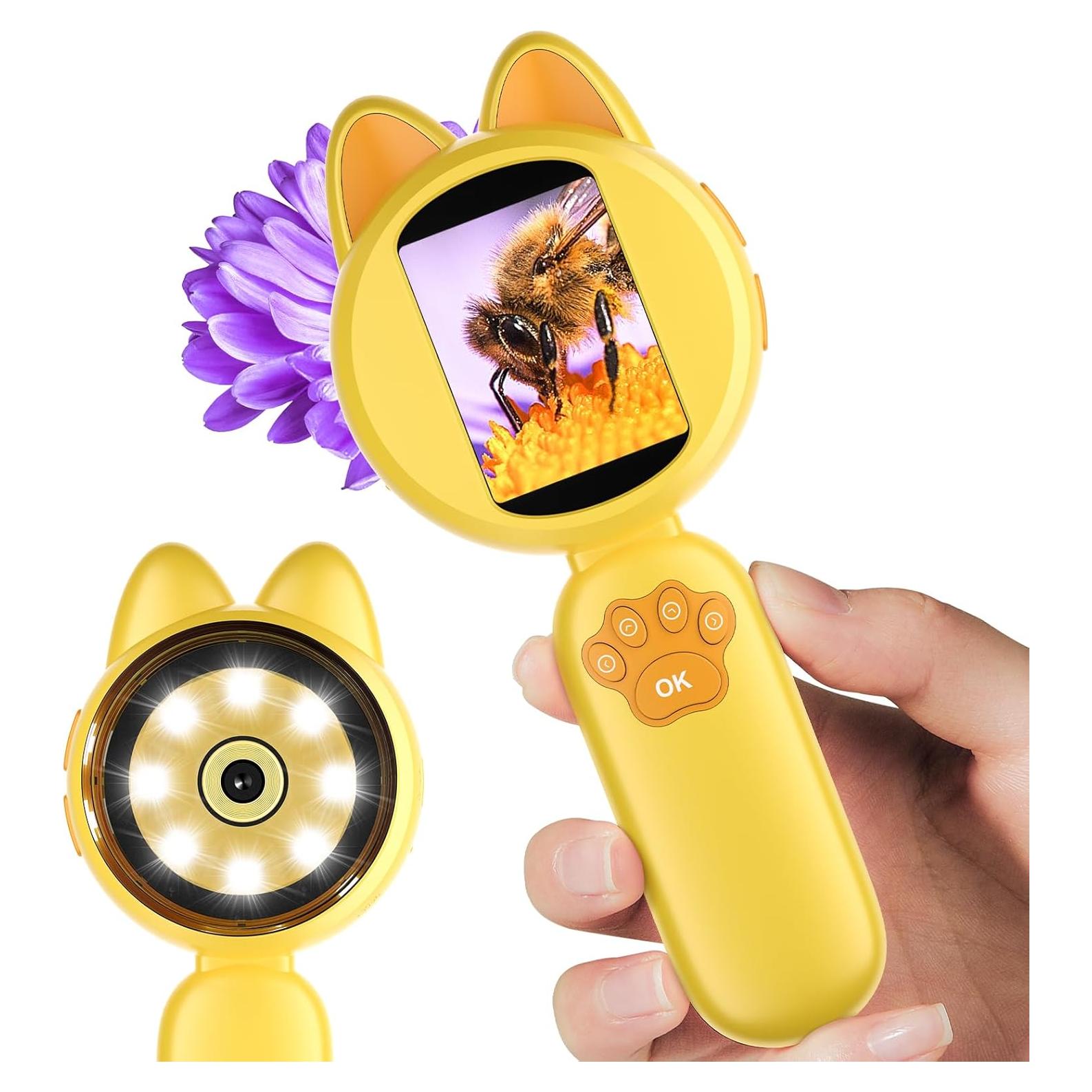 Microscopio para Niños AOTRUTII 40X Pantalla 2" y LED