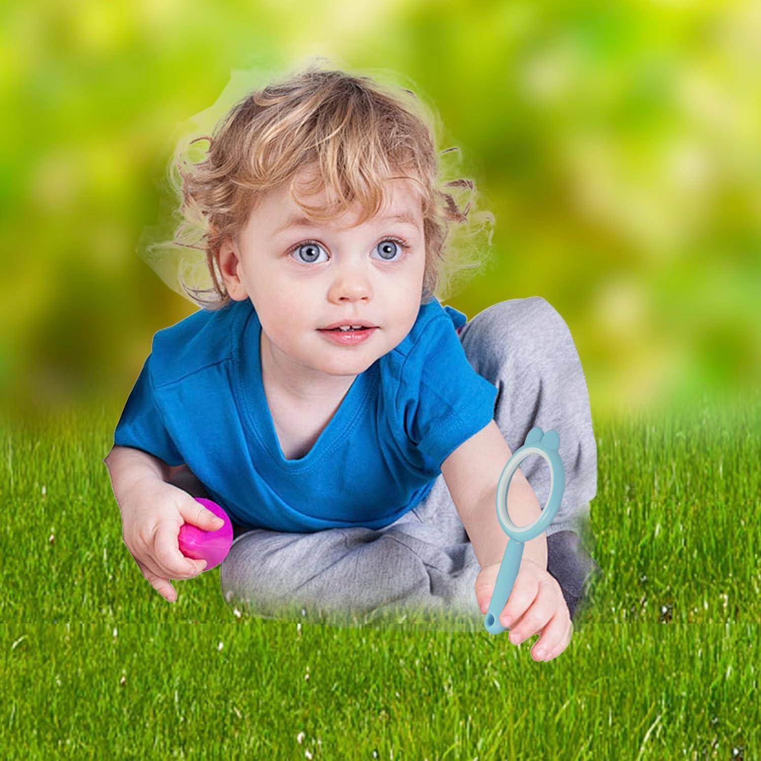 Lupa de Mano IRCHLYN 16 cm 4x Aumento para Niños - 3 Piezas