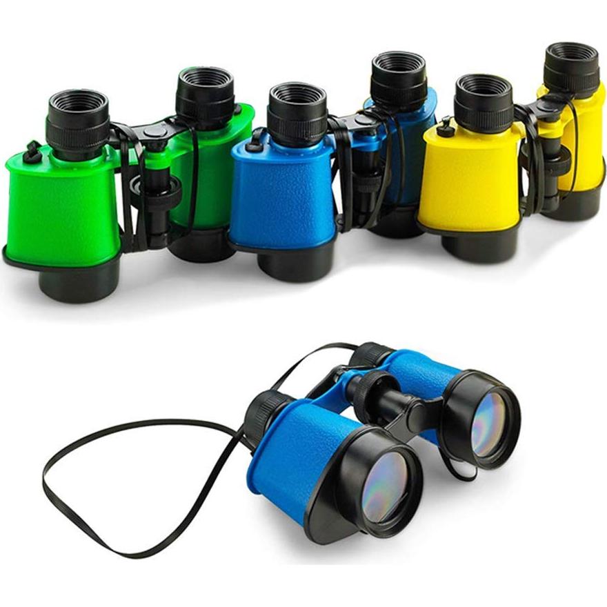 Binoculares para Niños Kicko - 3.5 x 5 in (8.9 x 12.7 cm) - Paquete de 12