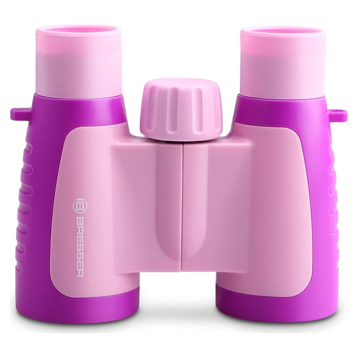 Binoculares Bresser 3x30 para Niños Rosa, Compactos y Resistentes