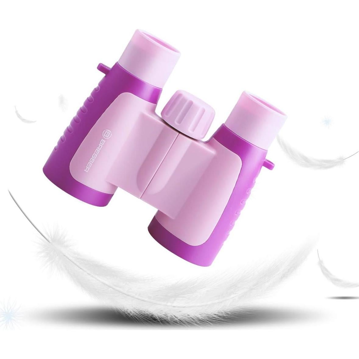 Binoculares Bresser 3x30 para Niños Rosa, Compactos y Resistentes