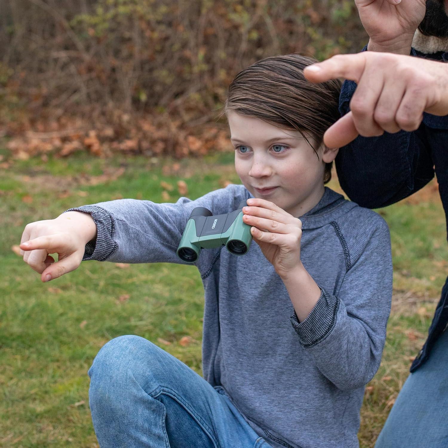 Binoculares Carson Wild Cat 7x18mm Sin Enfoque para Niños