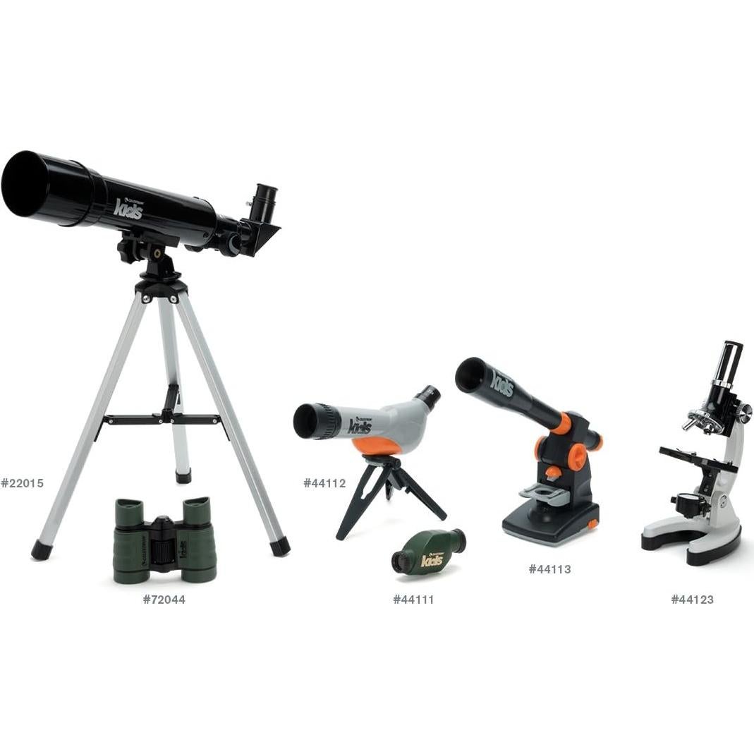 Binoculares Celestron Niños 4x30 Verde - Óptica Brillante