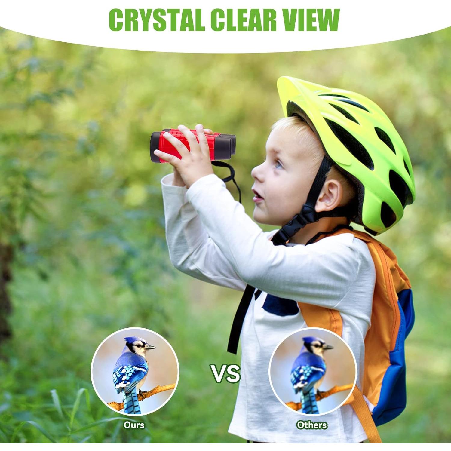 Binoculares para Niños ASONA 24 Pcs Coloridos para Exploración