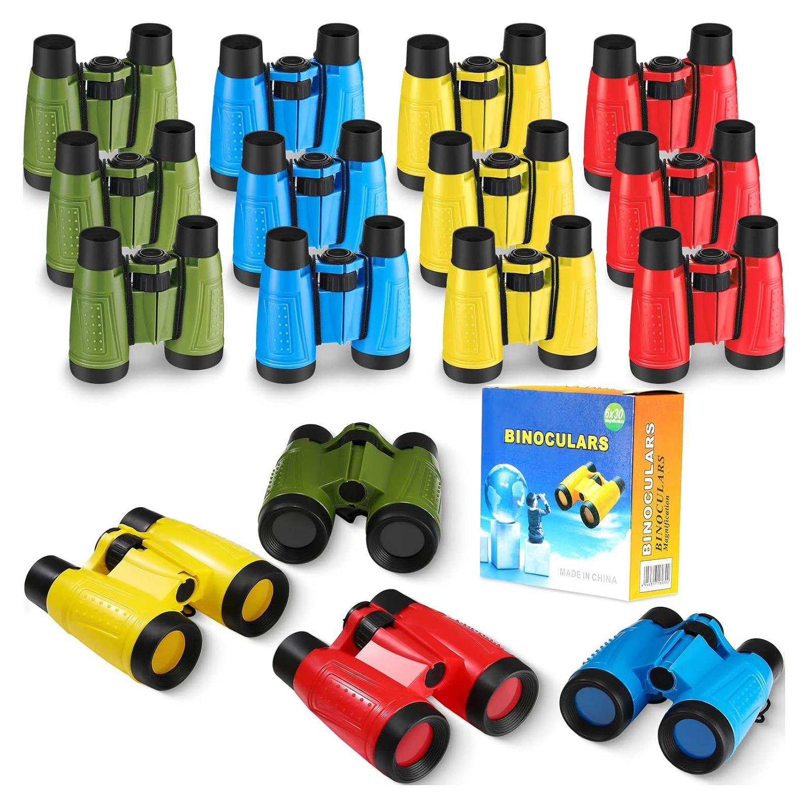 Binoculares de Juguete Leyndo 24 Piezas Colores Vibrantes