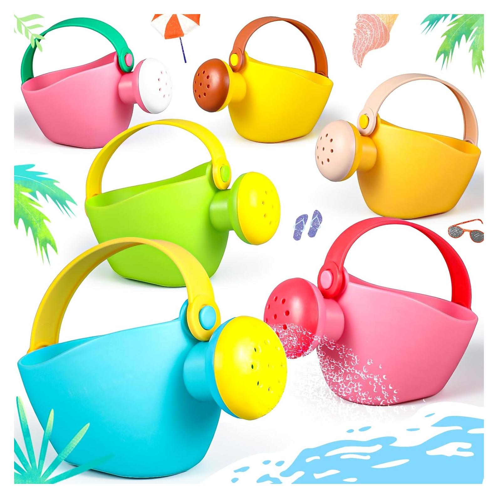 Juego de 6 Regaderas Pequeñas de Plástico Gemscream para Niños