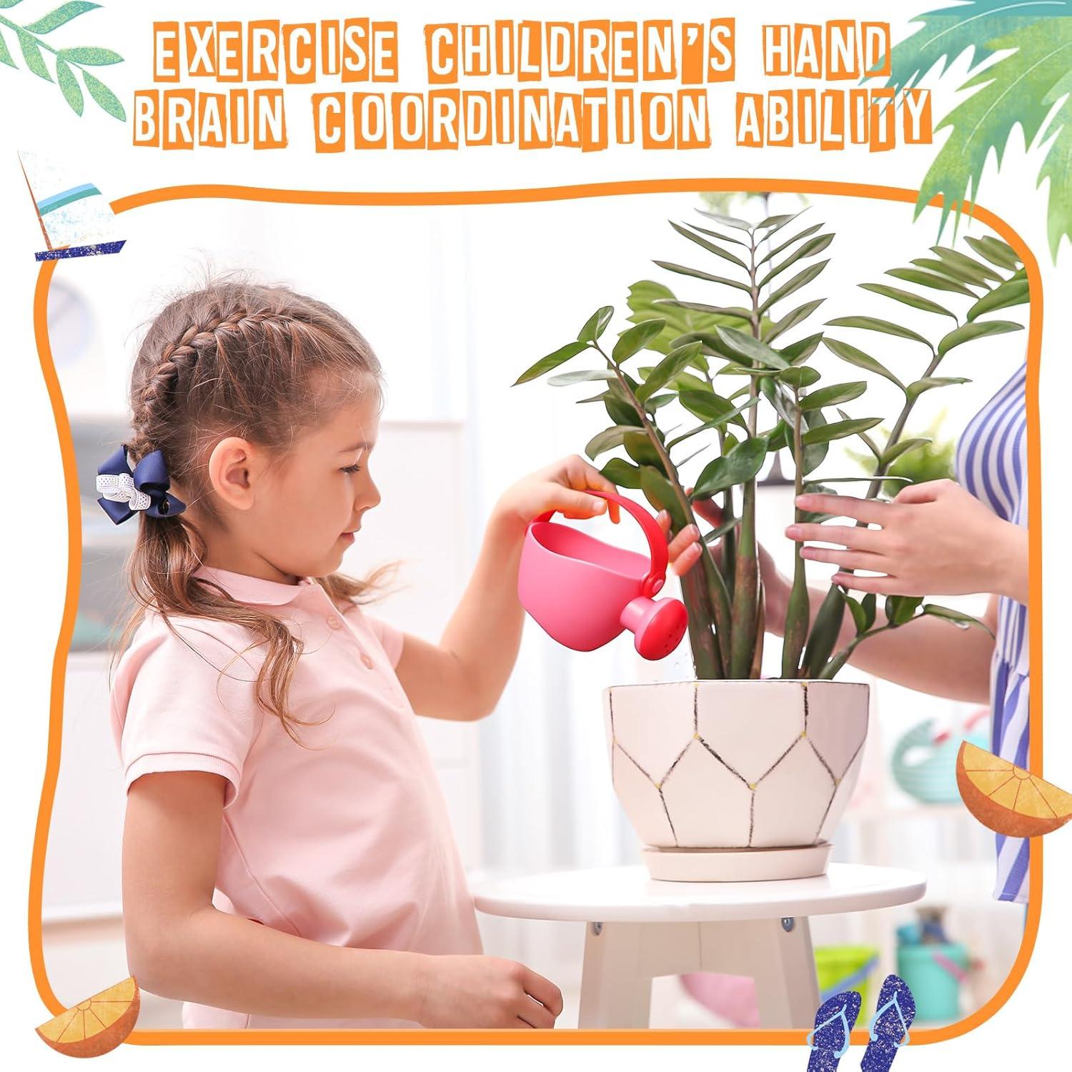 Juego de 6 Regaderas Pequeñas de Plástico Gemscream para Niños