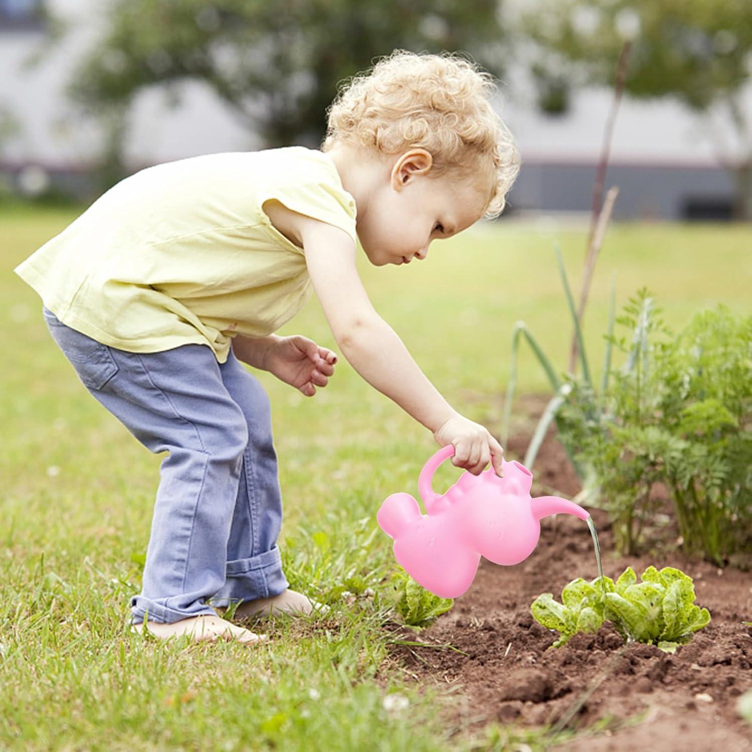 Regadera de Unicornio XXXFLOWER 1L Rosa para Jardín
