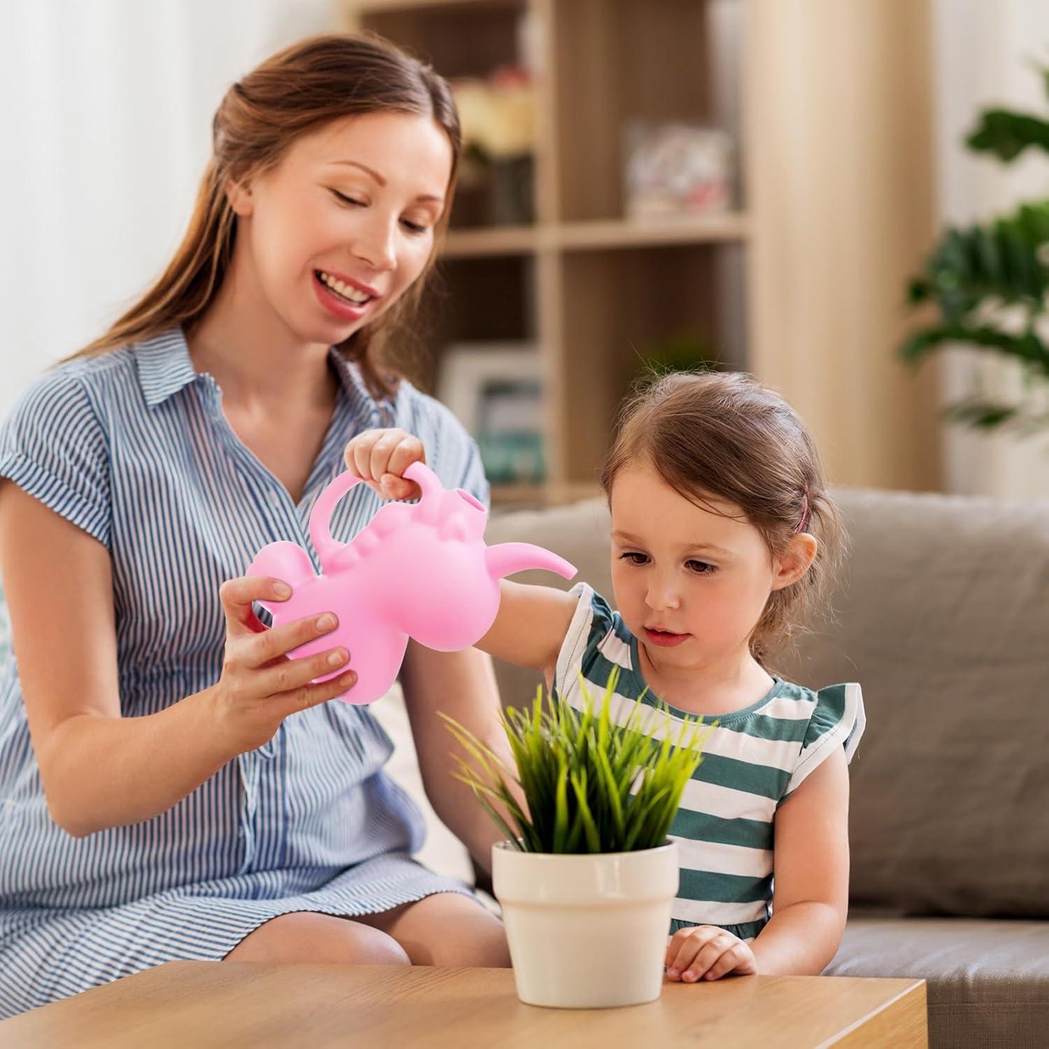 Regadera de Unicornio XXXFLOWER 1L Rosa para Jardín