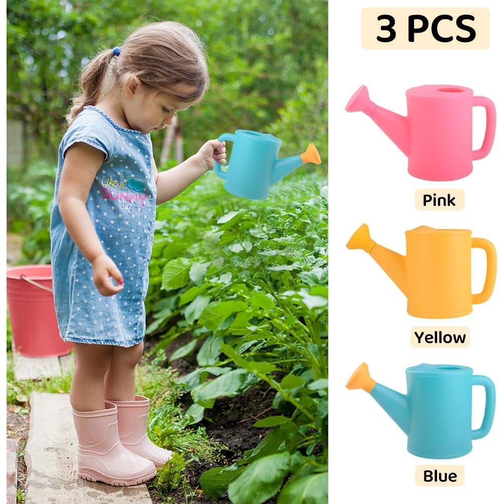 Regadera de Jardín EUBUY Set de 3pcs 800ml Plástico