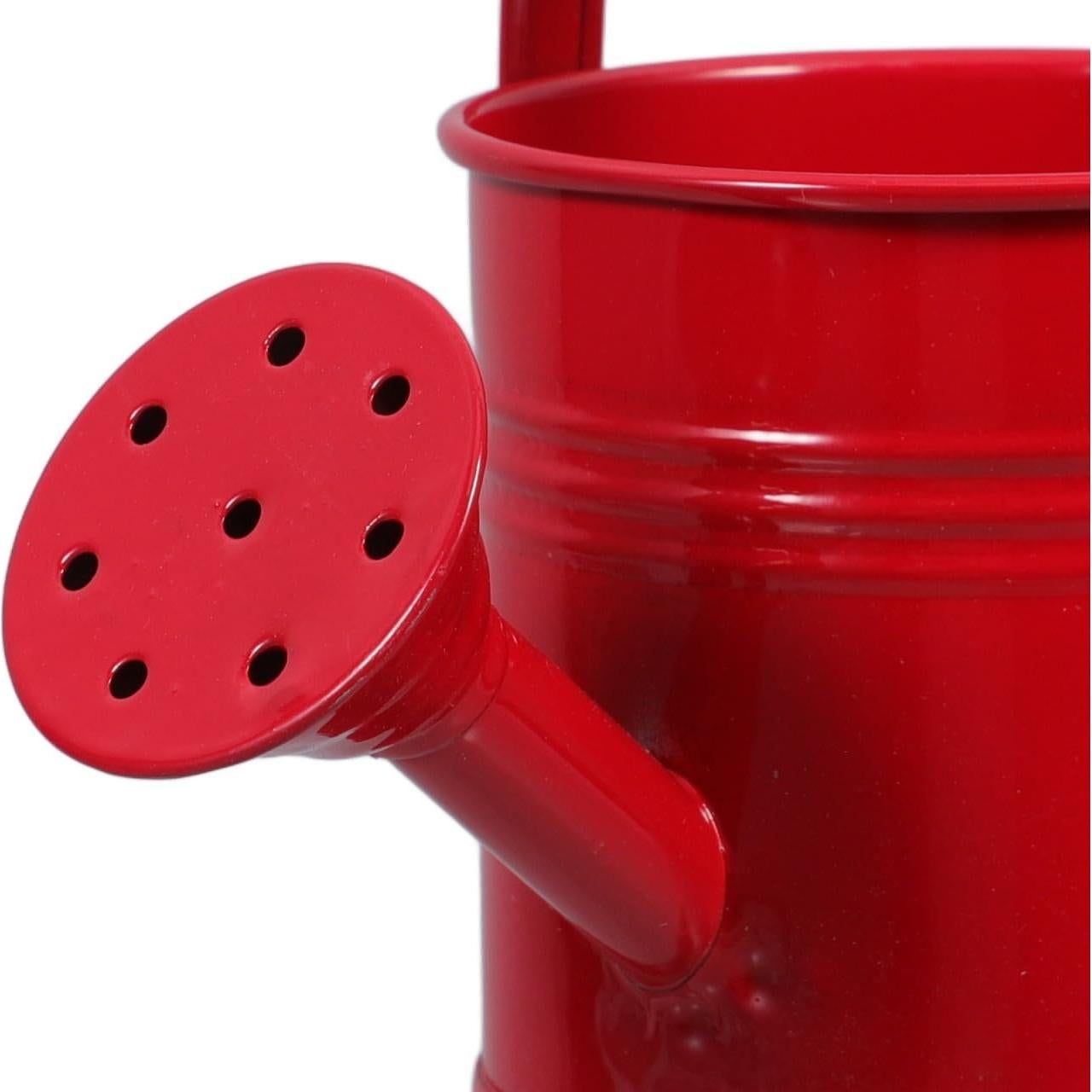 2 Regaderas de Metal para Niños Toddmomy - 15x7.5cm Rojo