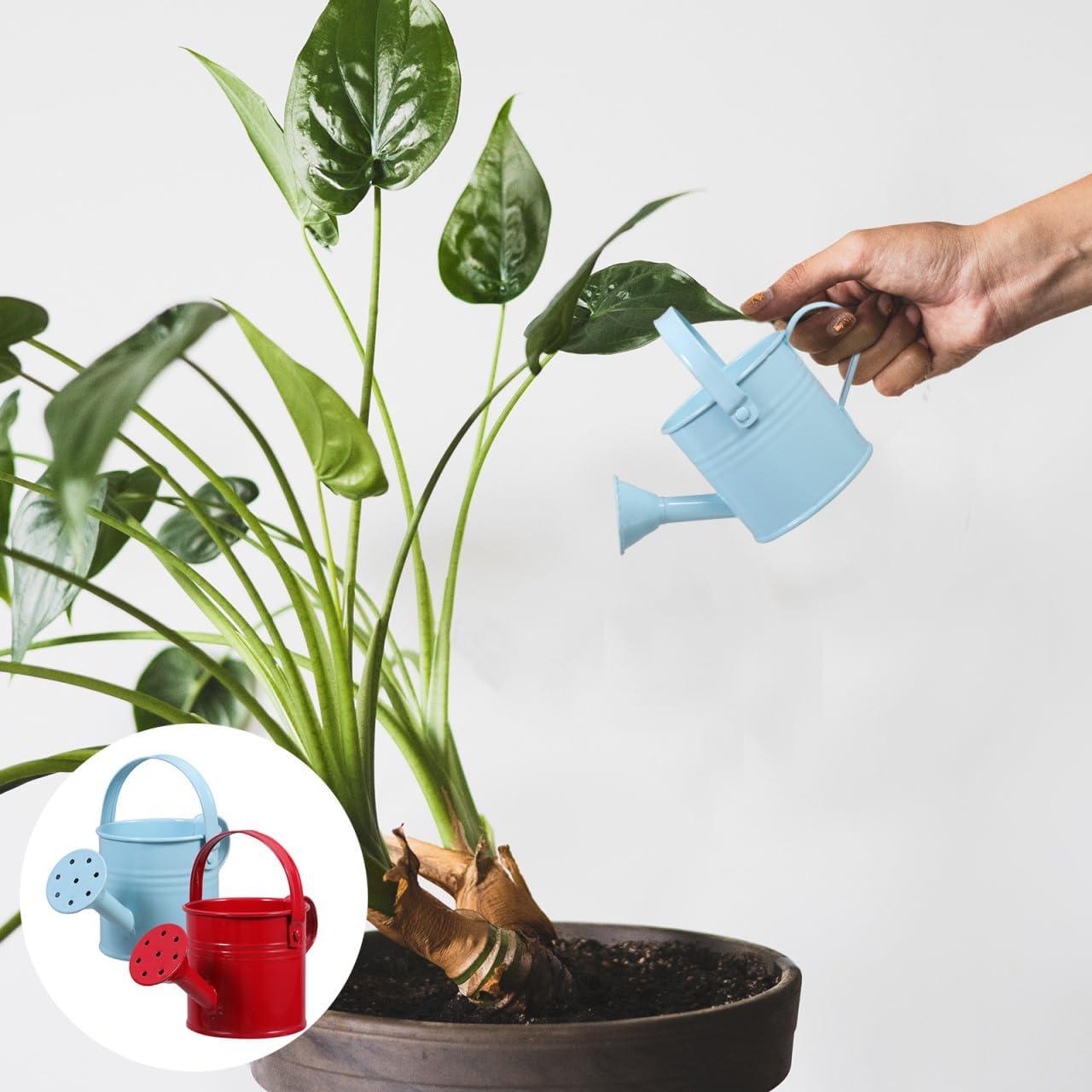 2 Regaderas de Metal para Niños Toddmomy - 15x7.5cm Rojo