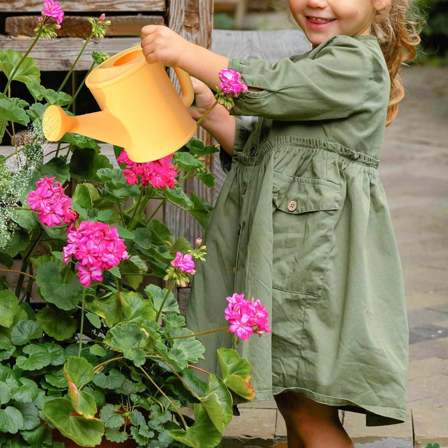 Regadera Pequeña NIOIPXA Amarilla 700ml para Niños