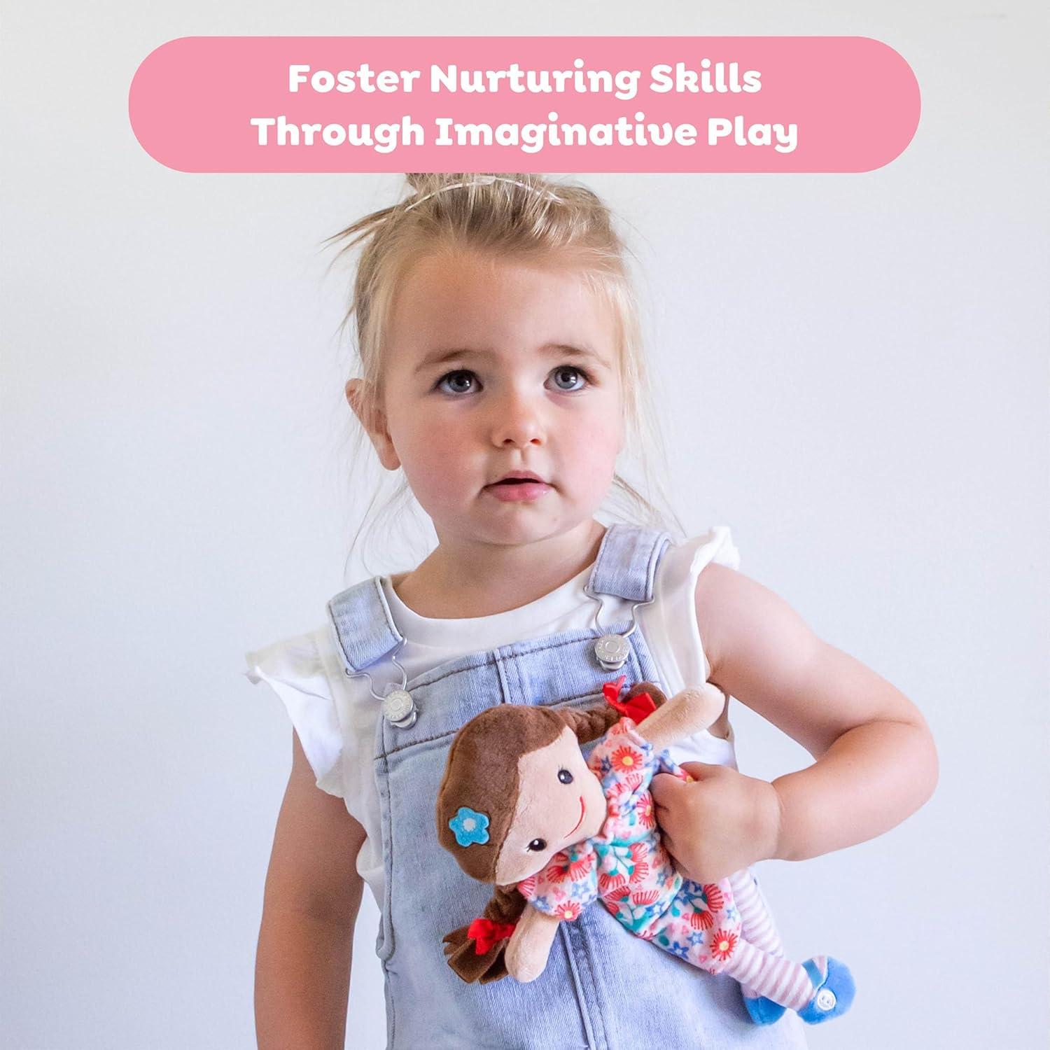 Muñeca de trapo Matilda Tiger Tribe - 25cm - Suave y abrazable