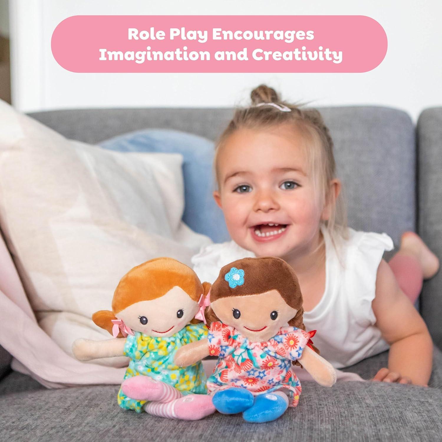 Muñeca de trapo Matilda Tiger Tribe - 25cm - Suave y abrazable