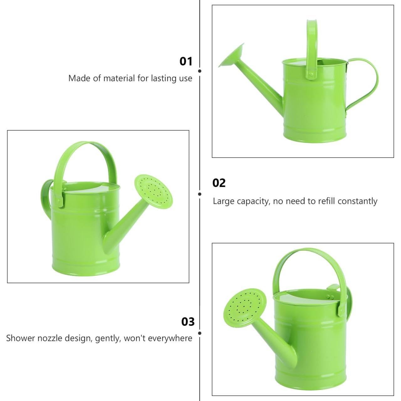 Regadera de Metal Toddmomy 29x23.5cm para Niños Jardín