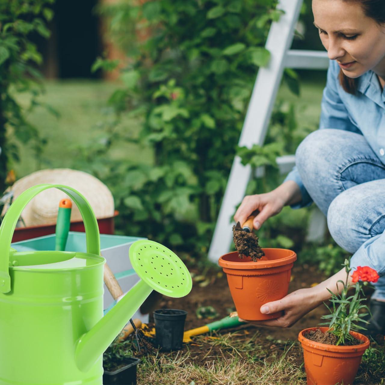 Regadera de Metal Toddmomy 29x23.5cm para Niños Jardín