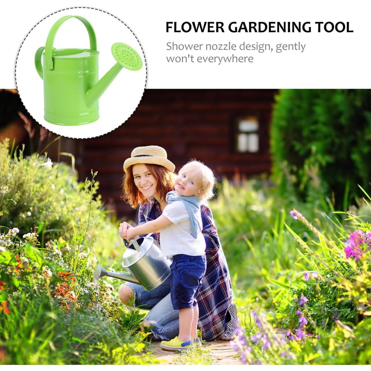 Regadera de Metal Toddmomy 29x23.5cm para Niños Jardín