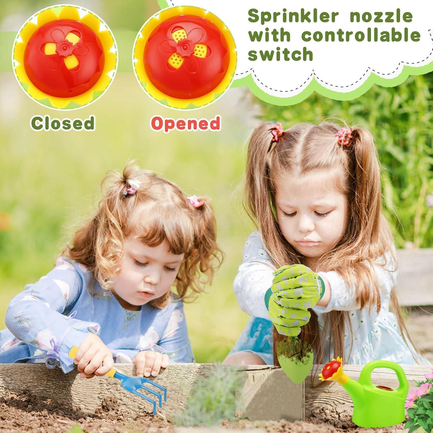 Conjunto de Jardinería para Niños Biubee - 5 Piezas con Guantes