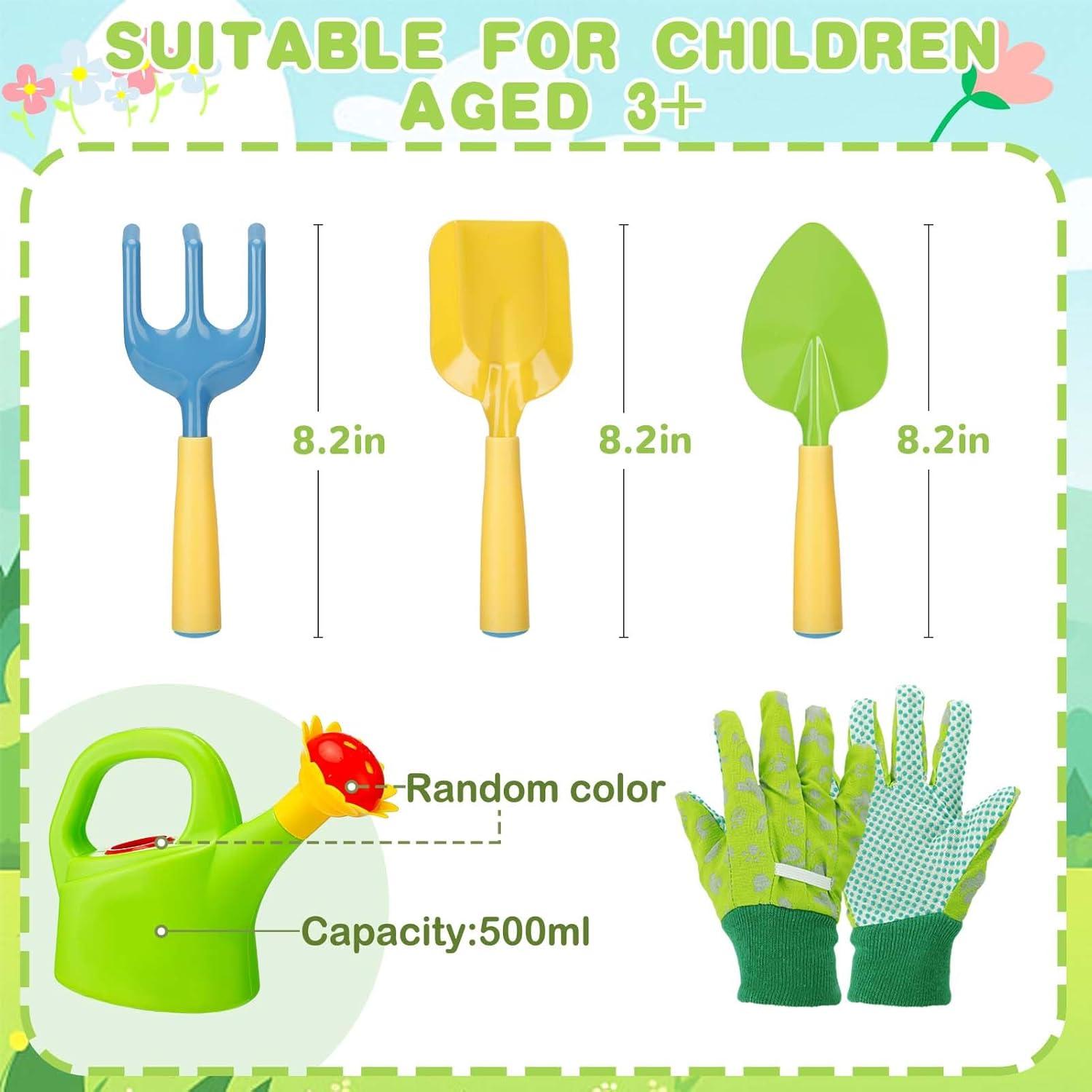 Conjunto de Jardinería para Niños Biubee - 5 Piezas con Guantes