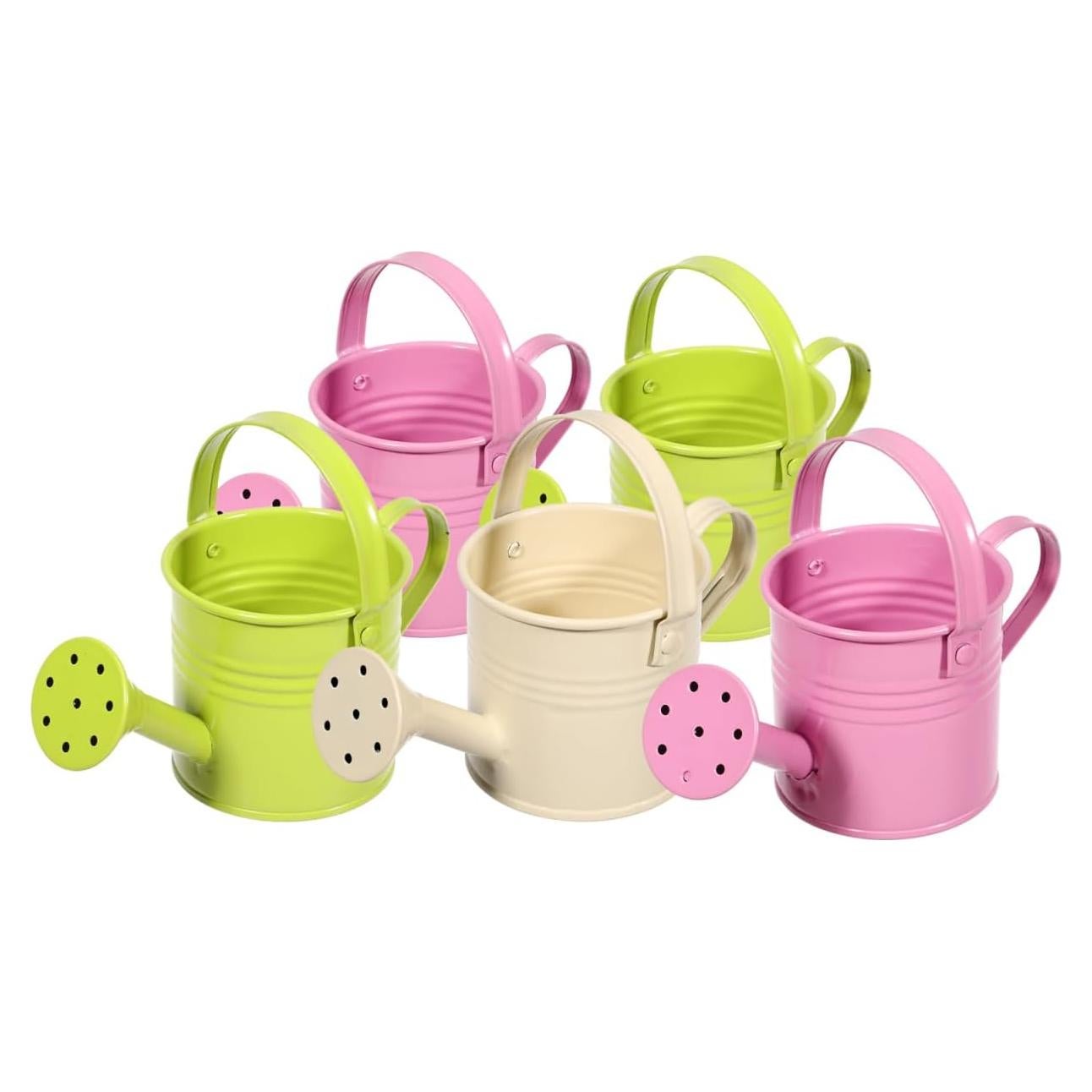 Regadera Infantil de Metal DOITOOL 5PCS 15x7.5cm Estilo Mixto