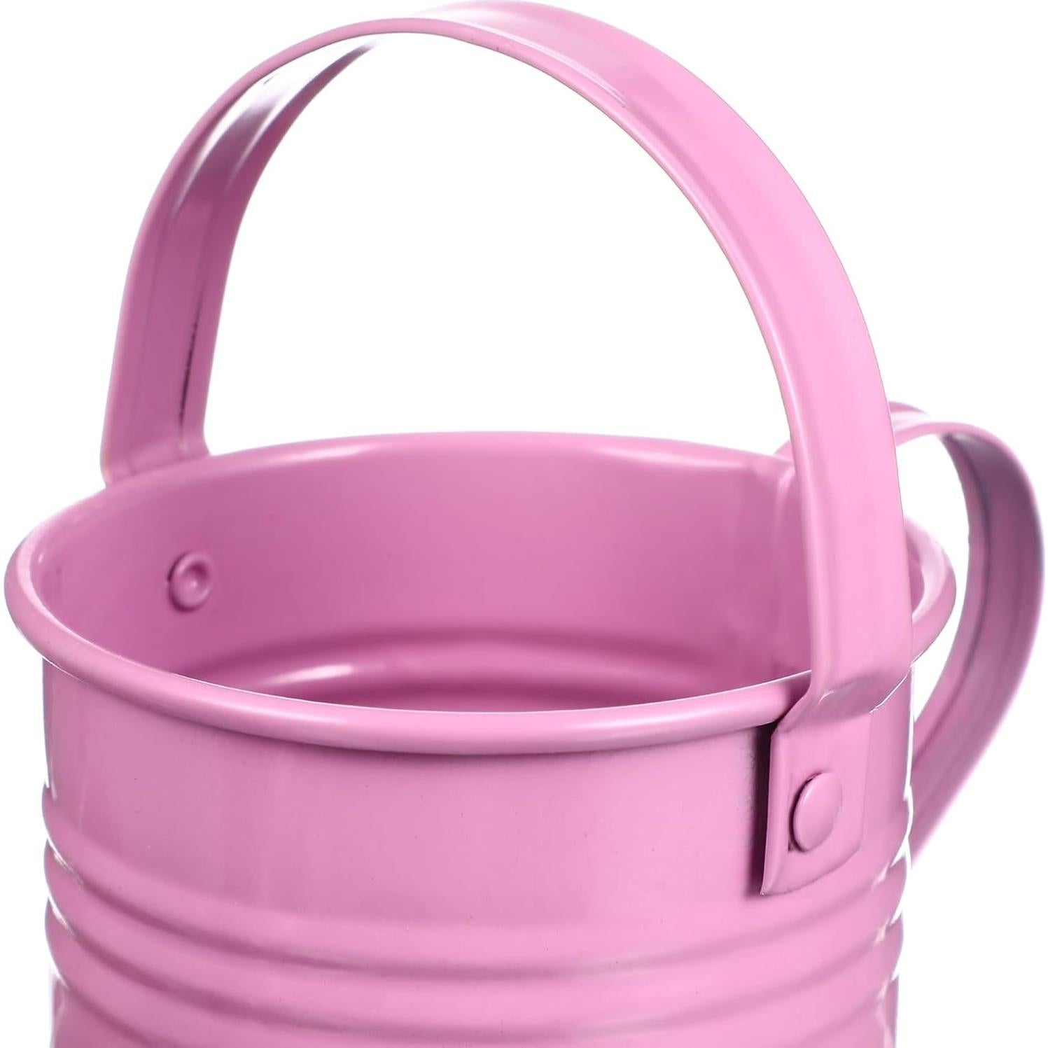 6 Regaderas para Niños de Hierro Coloridas 15x7.5 cm