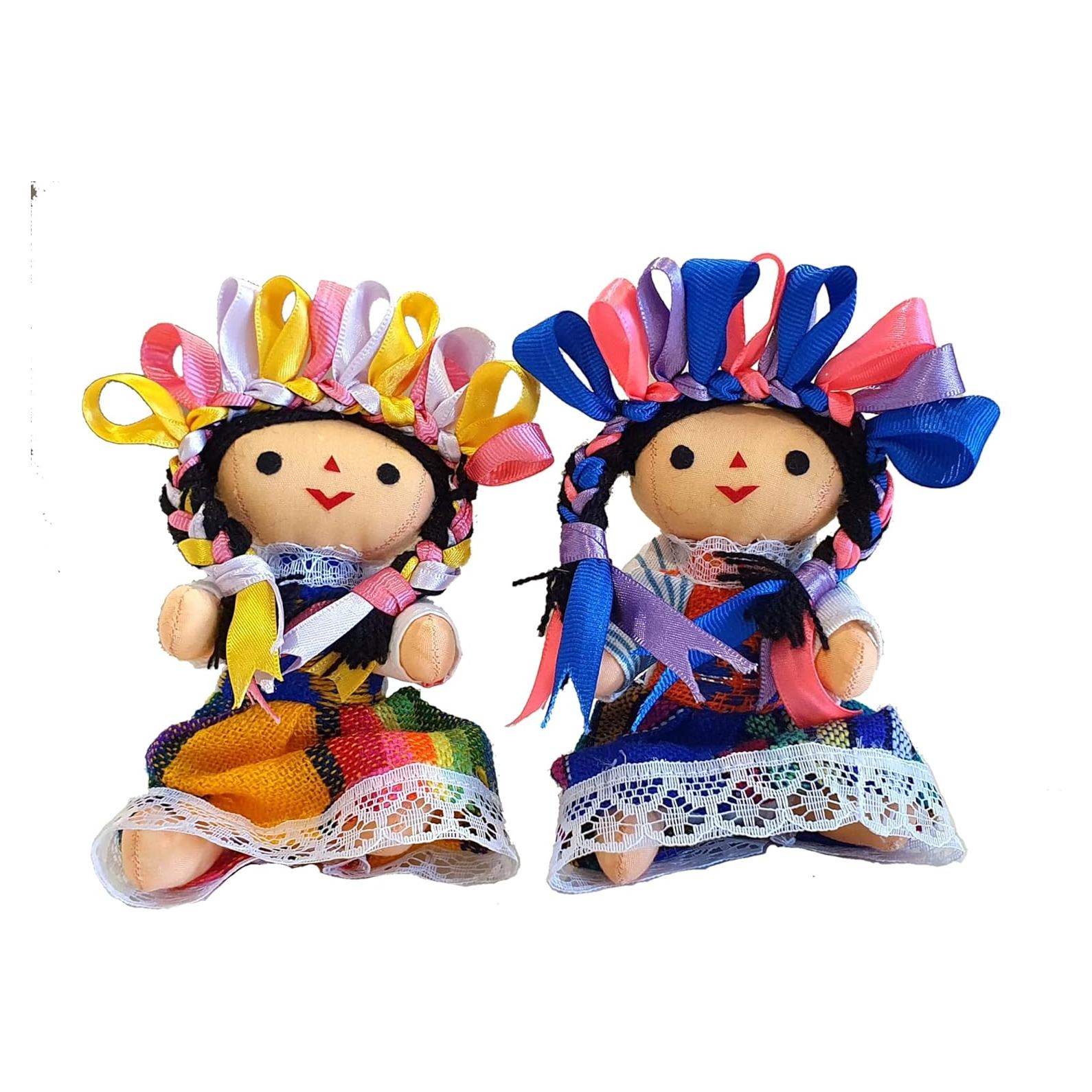 Muñecas de trapo tradicionales Alkimia 12.7 cm - Hechas a mano