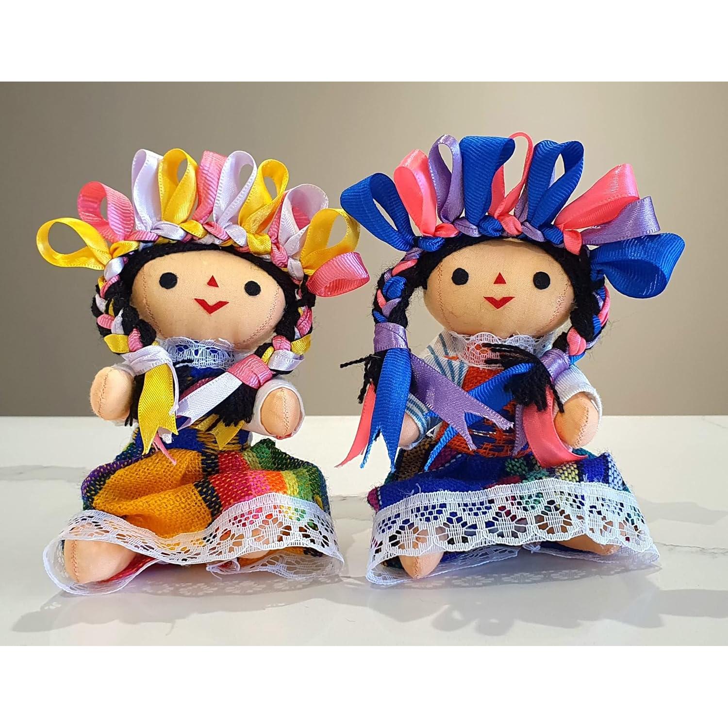 Muñecas de trapo tradicionales Alkimia 12.7 cm - Hechas a mano