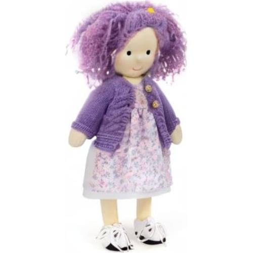 BlissfulPixie Handmade Waldorf Doll - Fruzie 12", Soft Girl Rag With Cute Stuffed Plush, Ideal First for Babies & Toddlers