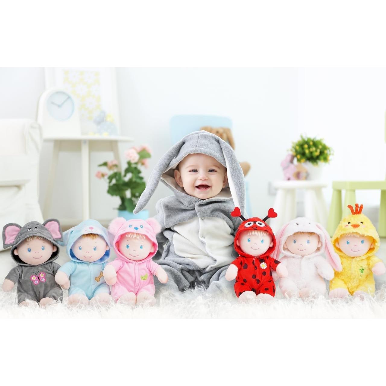 Muñeca de Peluche Sweet Dolly Frida 25.4 cm Rosa