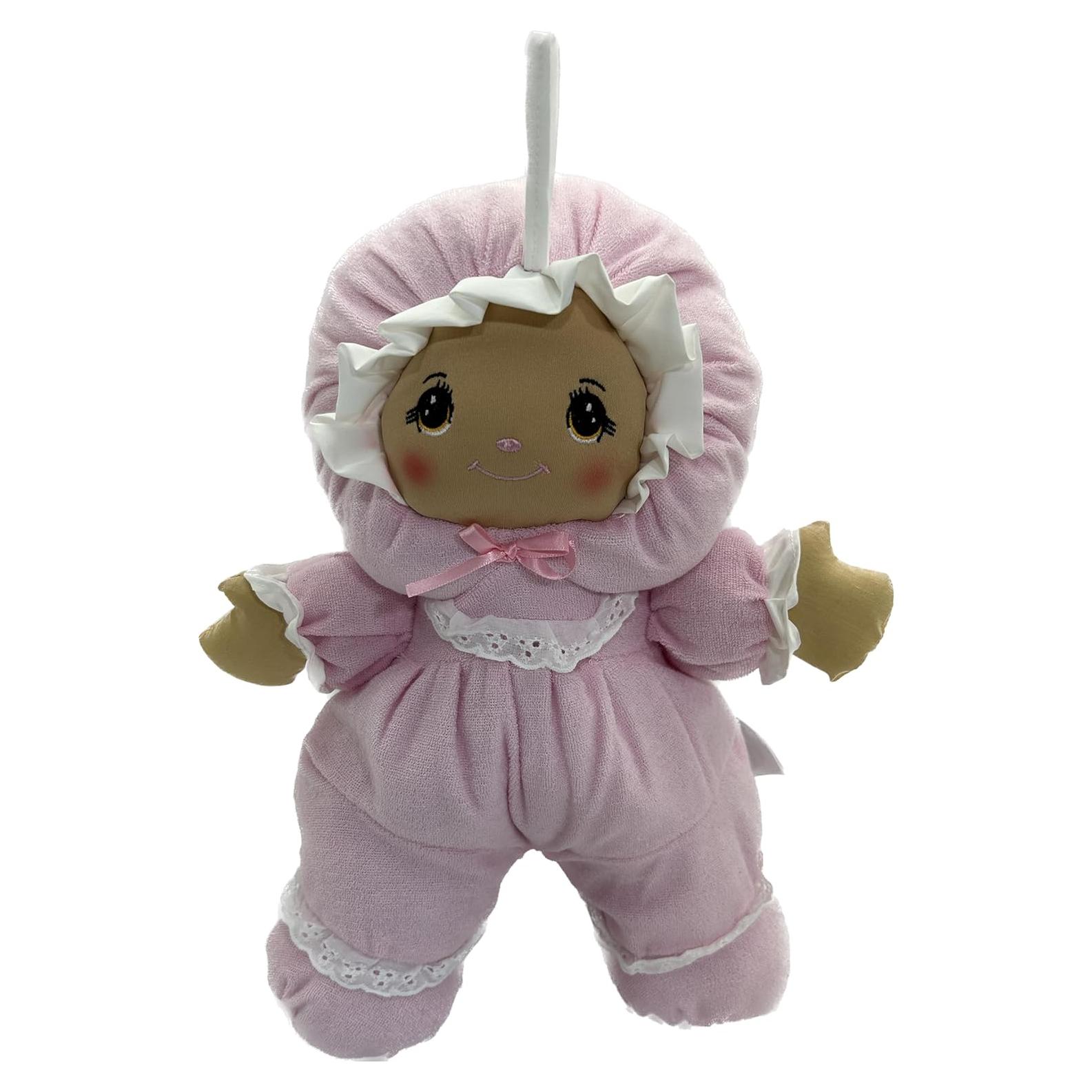 Muñeca de Trapo Latina Anico Terry Baby 34.29 cm Rosa
