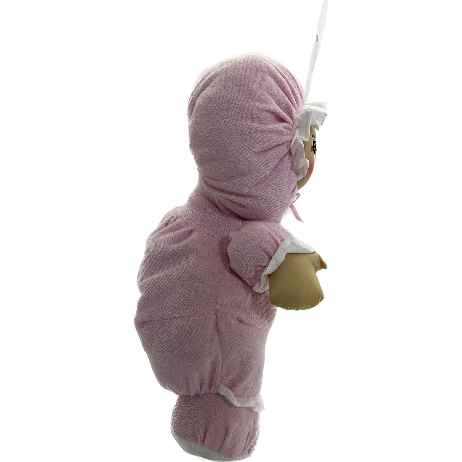 Muñeca de Trapo Latina Anico Terry Baby 34.29 cm Rosa