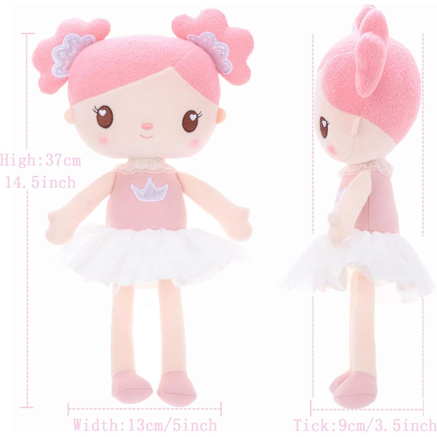 Muñeca de Trapo Suave Gloveleya 38 cm con Bolsa de Regalo