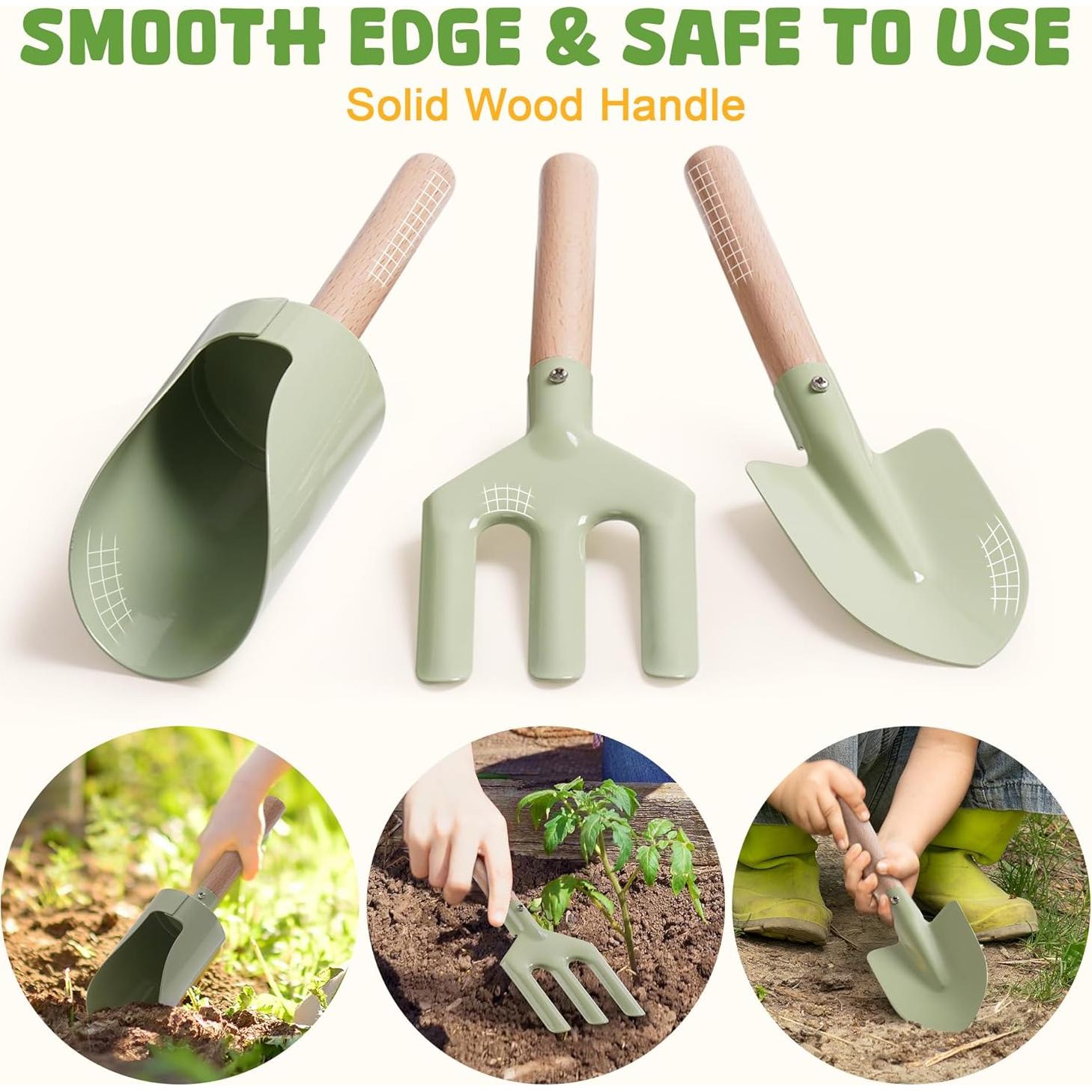 Set de Jardinería para Niños ROBOTIME 17 Piezas Verde