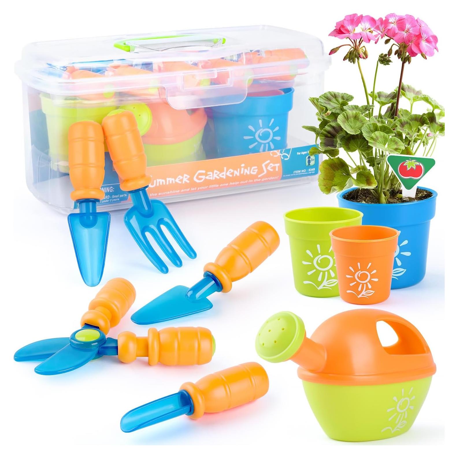 Juego de Jardinería para Niños PLAY - Set Completo 8 Piezas