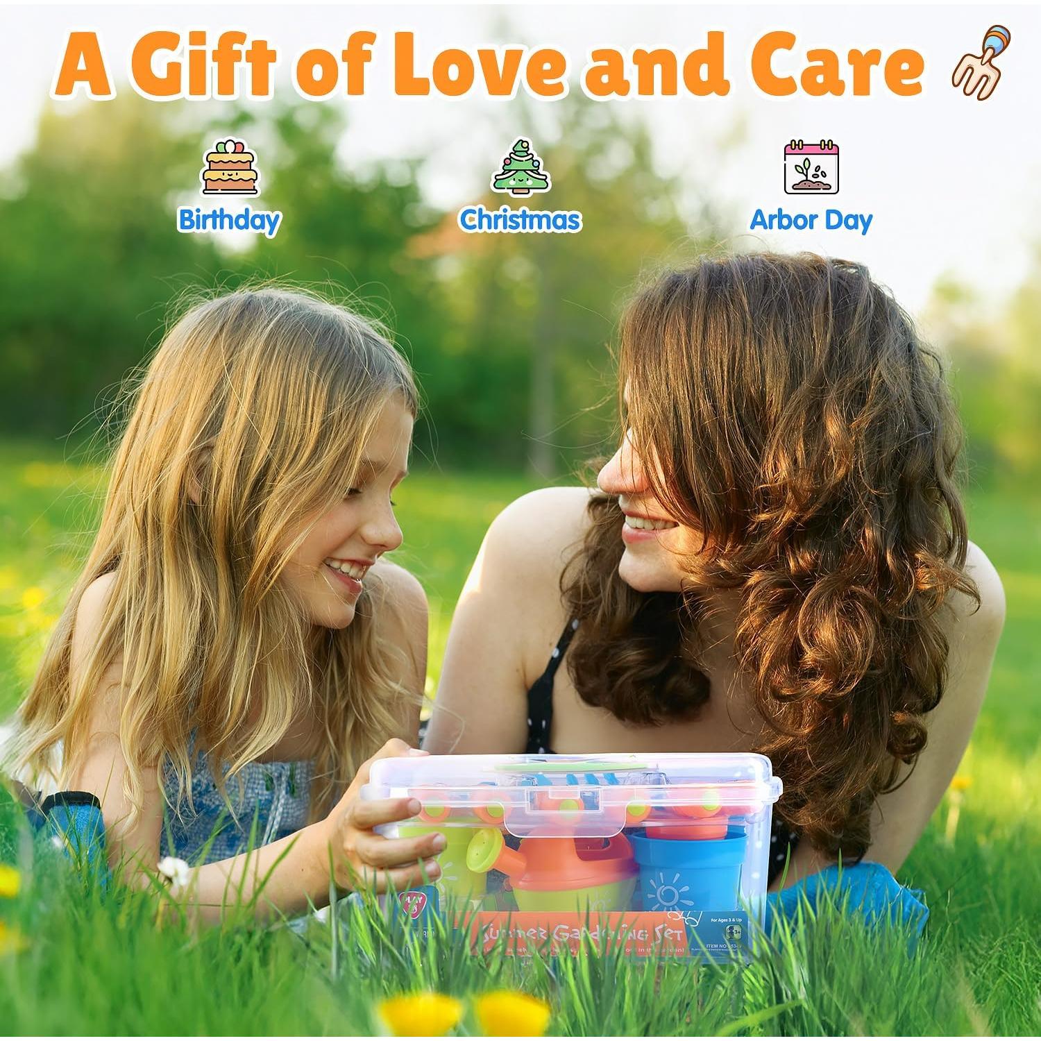 Juego de Jardinería para Niños PLAY - Set Completo 8 Piezas