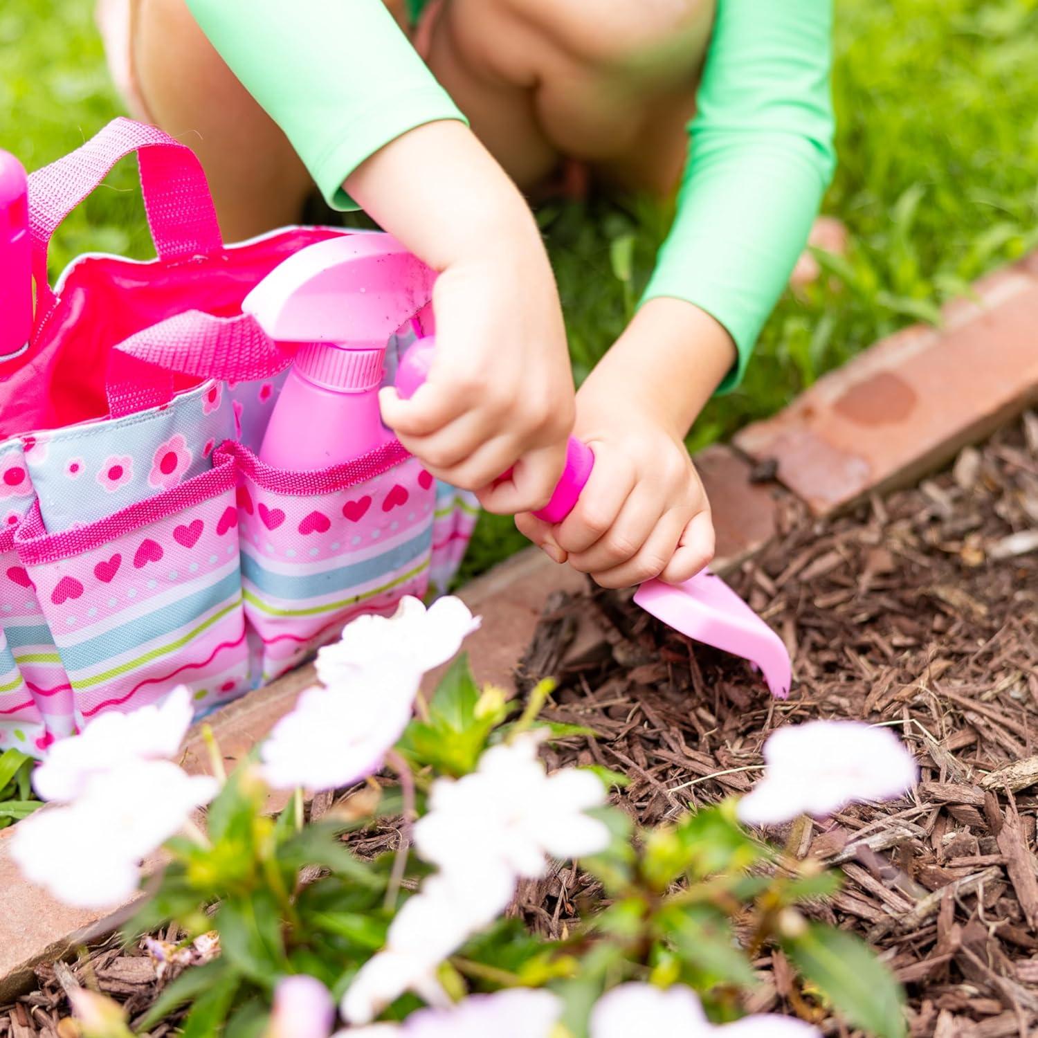 Juego de Jardinería Infantil Melissa & Doug con Tote y Herramientas
