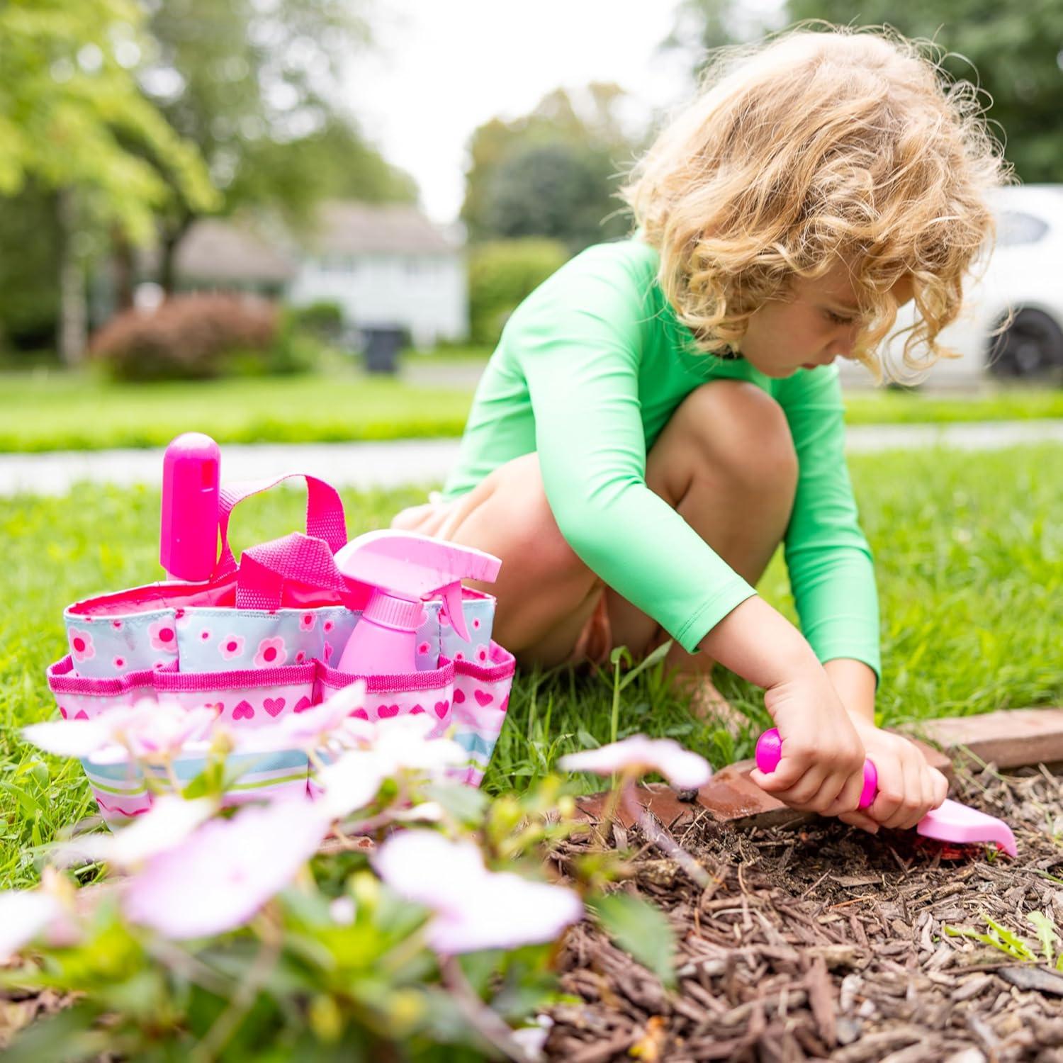 Juego de Jardinería Infantil Melissa & Doug con Tote y Herramientas
