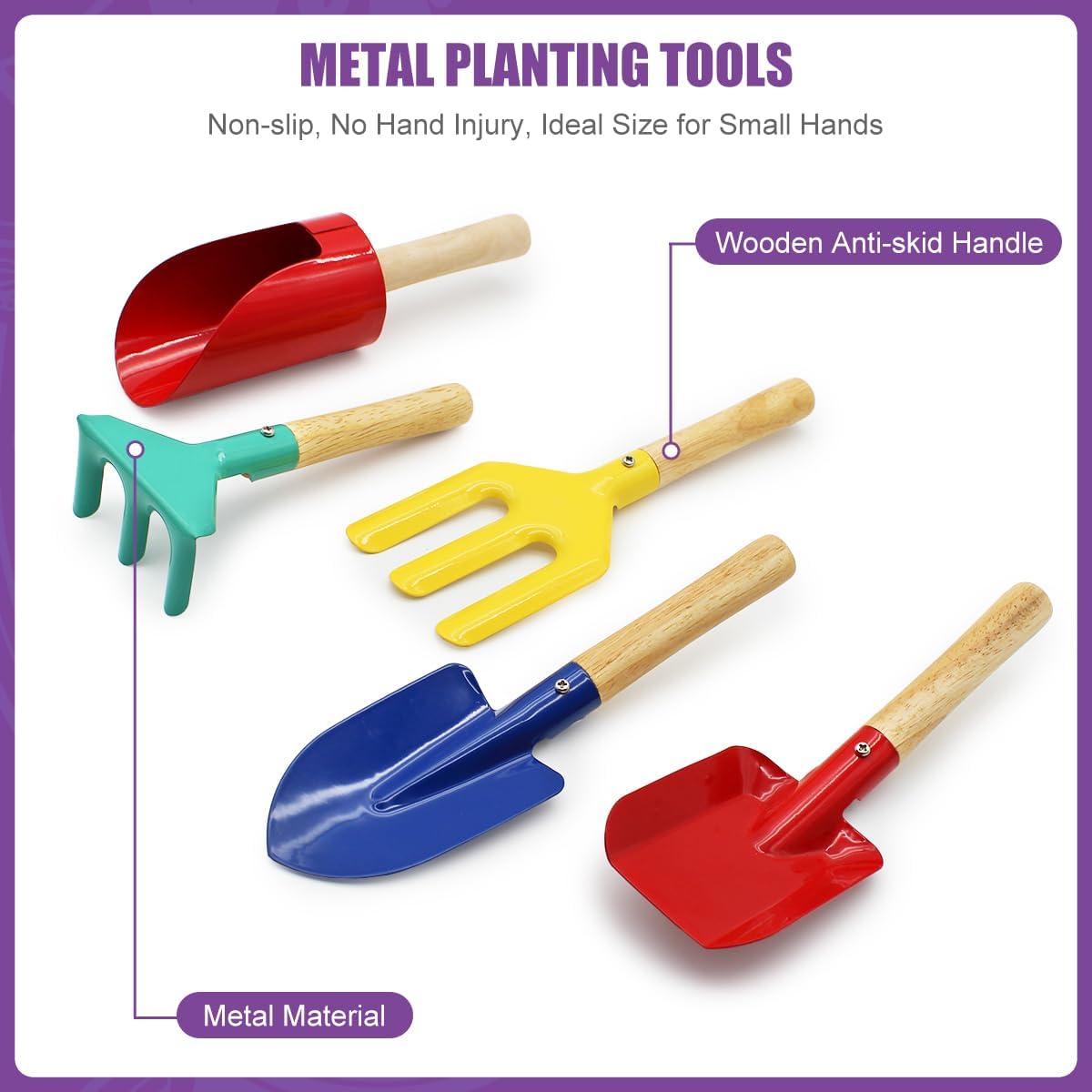 Juego de Herramientas de Jardinería para Niños 15 Piezas