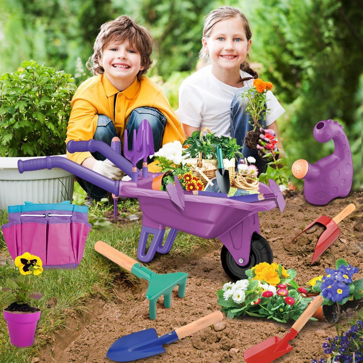 Juego de Herramientas de Jardinería para Niños 15 Piezas