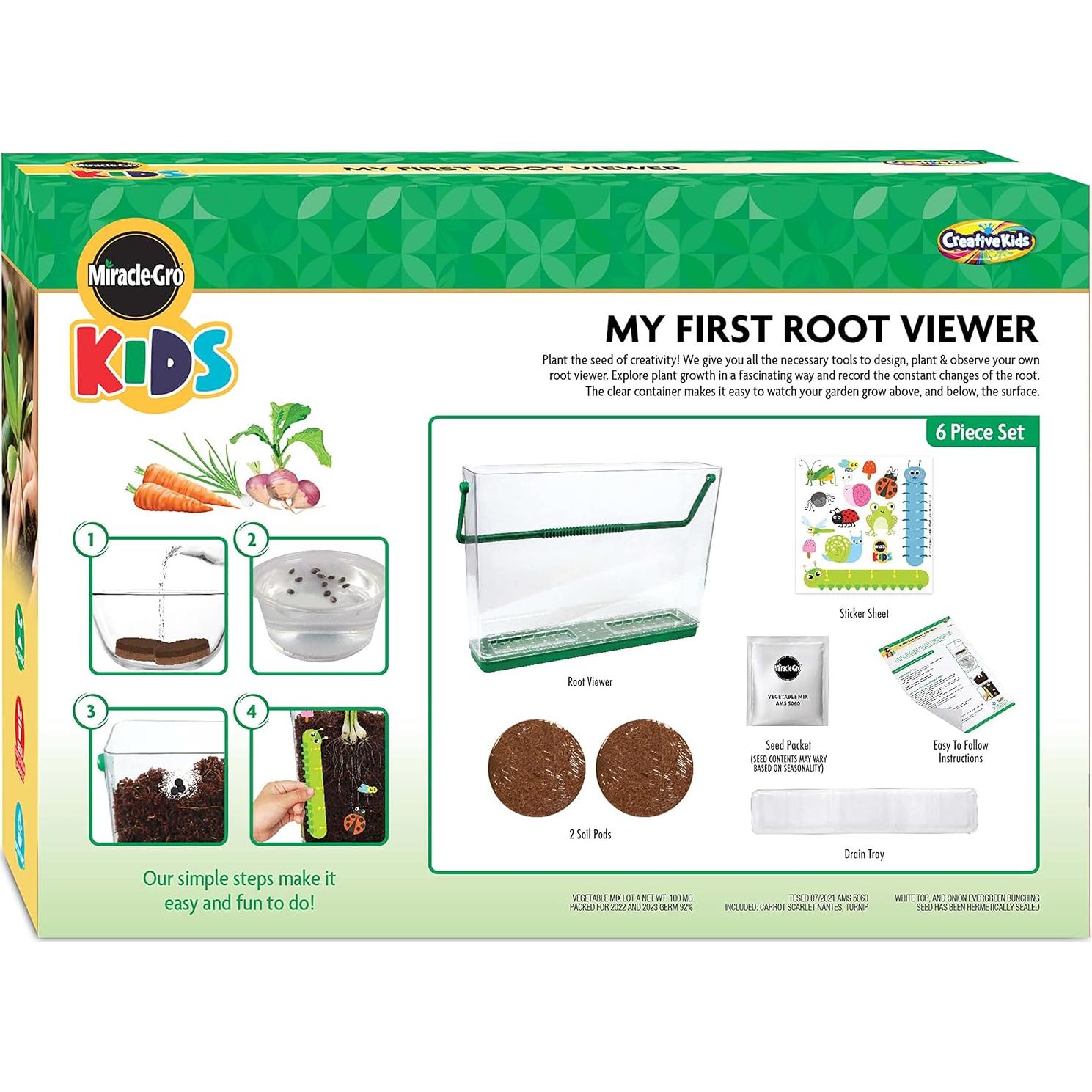 Kit de Jardinería Educativo Miracle GRO - Observador de Raíces