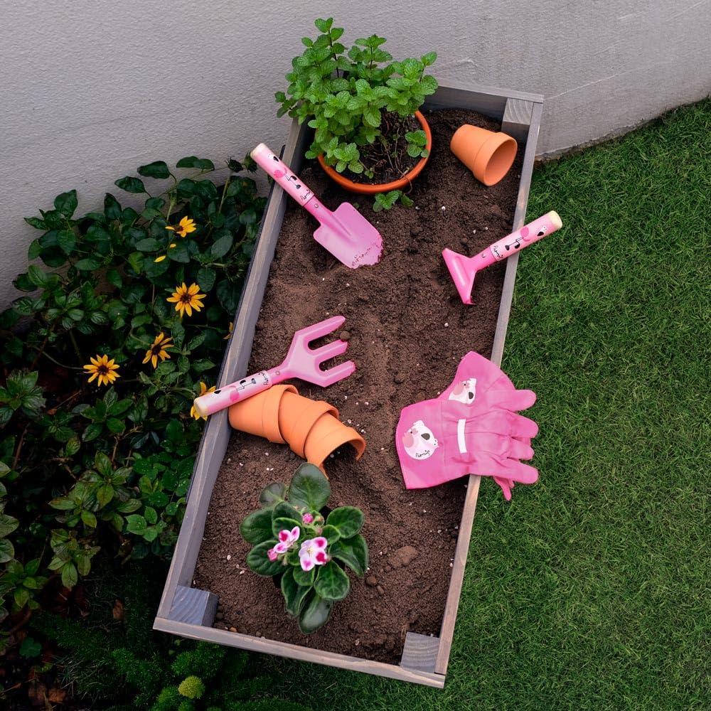 Juego de Herramientas de Jardinería para Niños Rosa - Altdorff