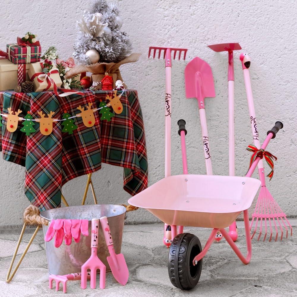 Juego de Herramientas de Jardinería para Niños Rosa - Altdorff