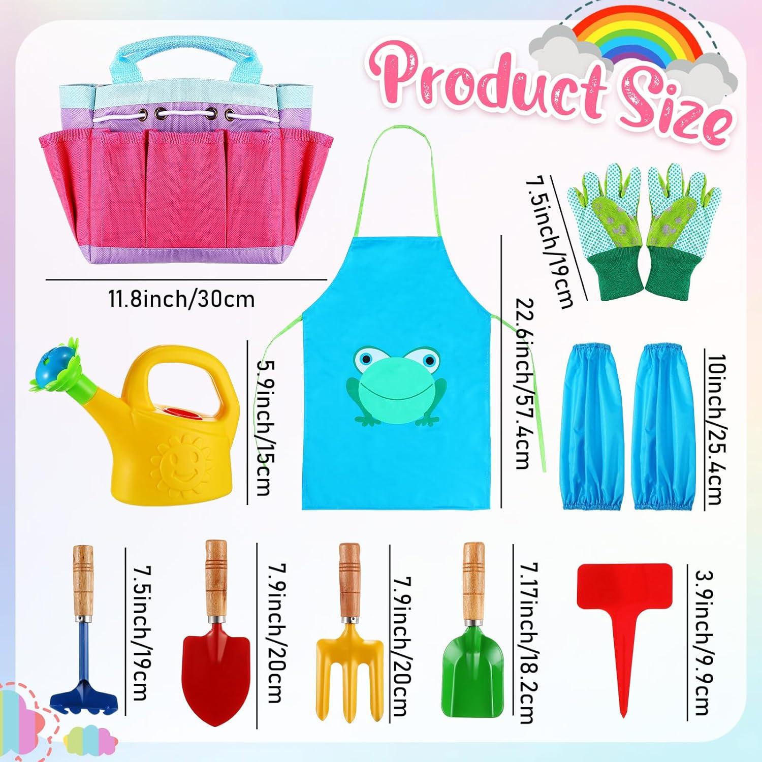 Set de Jardinería para Niños 38 Piezas Motionchic Color Vivo