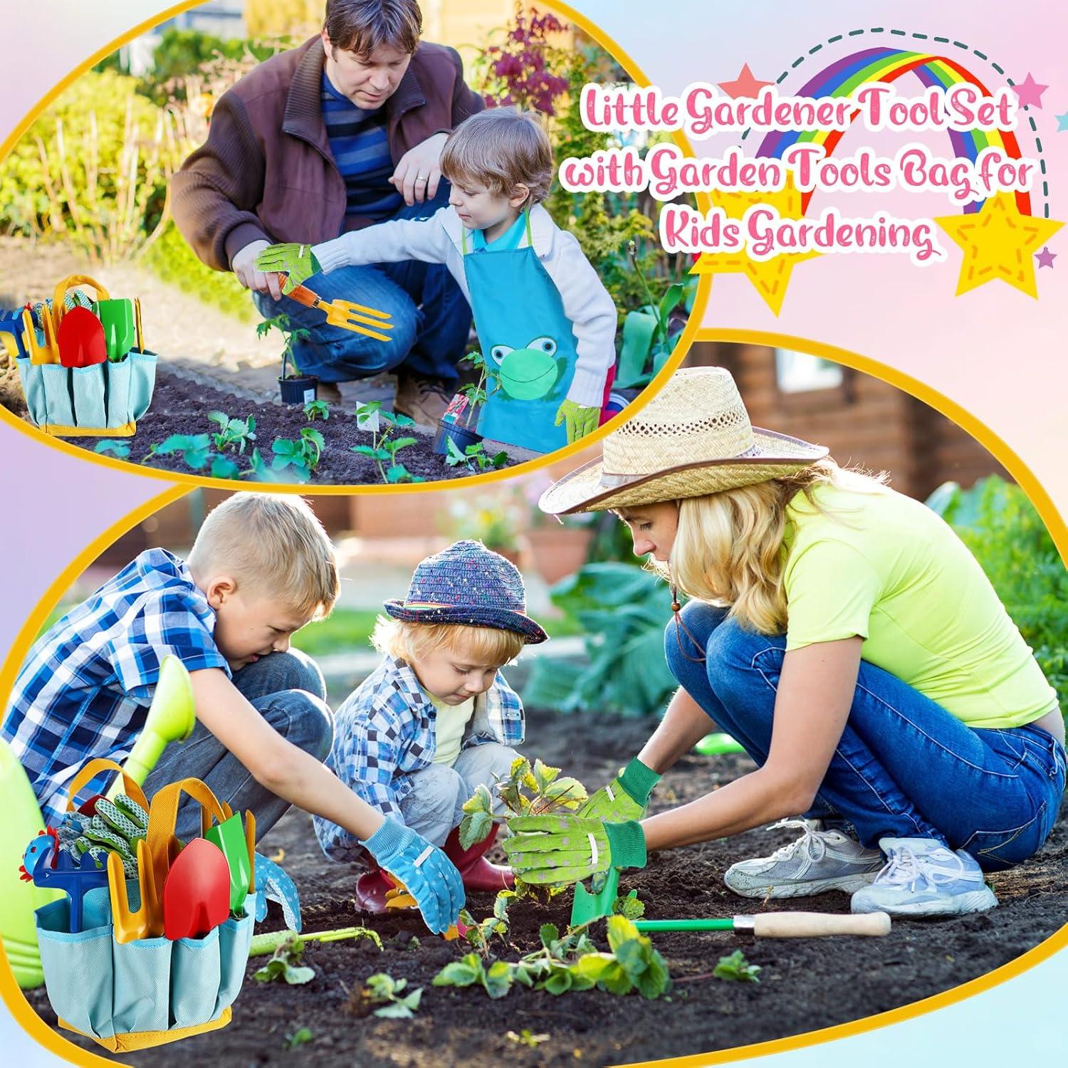 Set de Jardinería para Niños 38 Piezas Motionchic Color Vivo