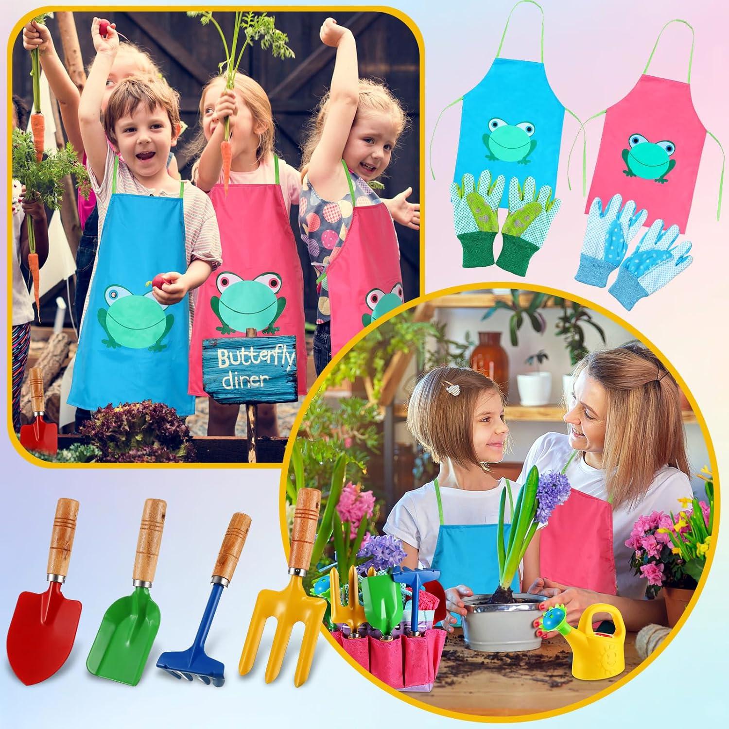 Set de Jardinería para Niños 38 Piezas Motionchic Color Vivo