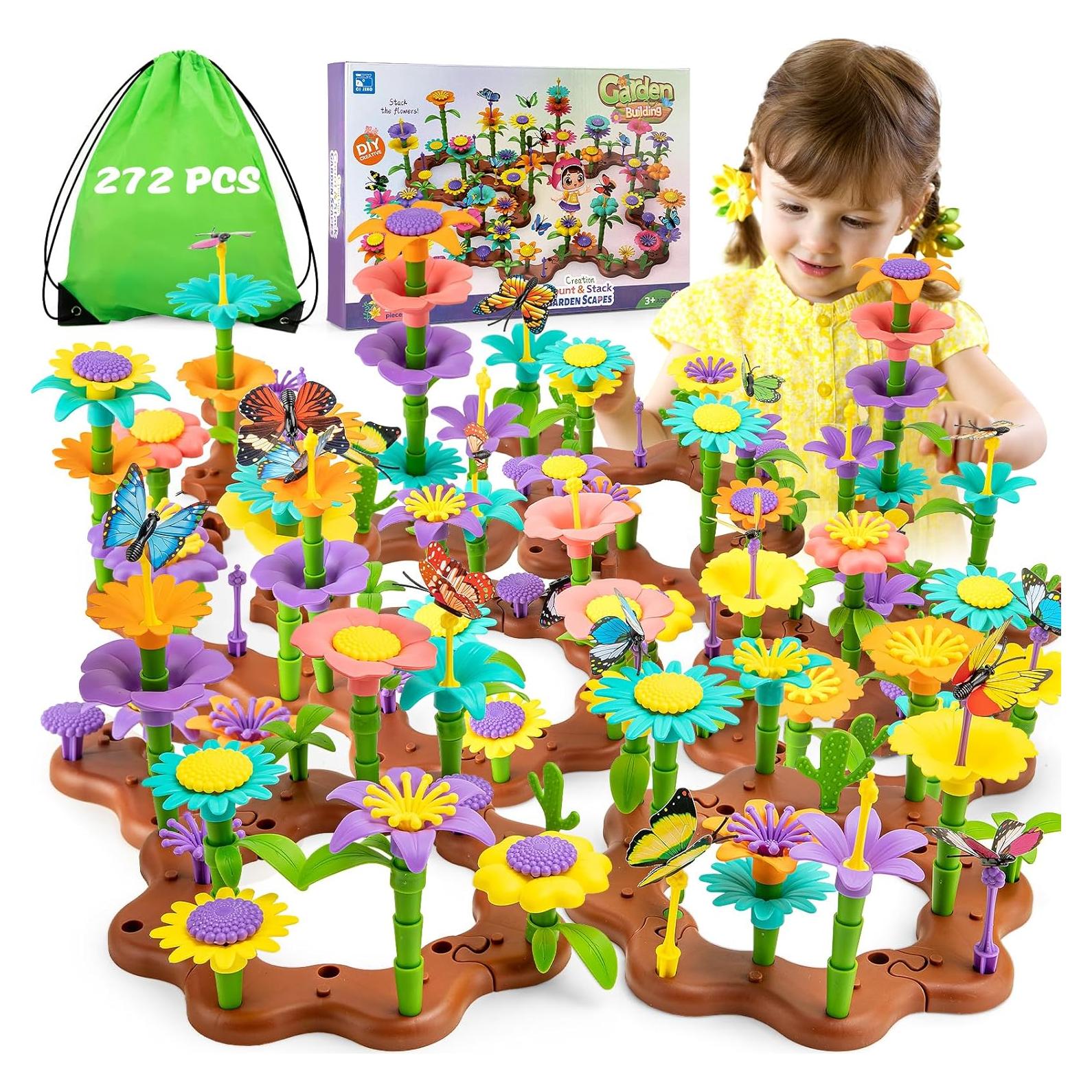 Juguete de Jardinería Funsland 272 PCS para Niños 3-8 Años